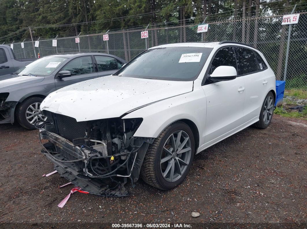 2016 Audi Q5 3.0t Premium Plus White vin: WA1D7AFP9GA109272