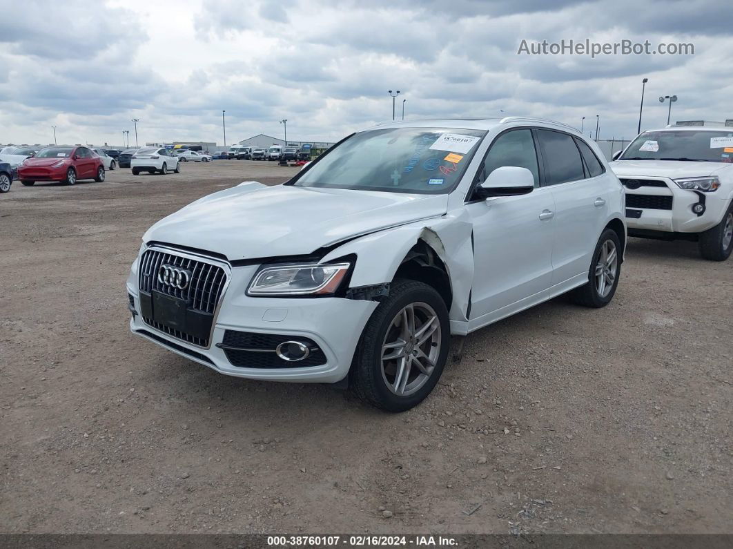 2016 Audi Q5 3.0t Premium Plus White vin: WA1D7AFPXGA080672