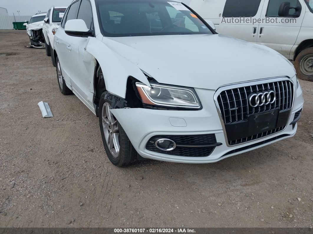 2016 Audi Q5 3.0t Premium Plus White vin: WA1D7AFPXGA080672