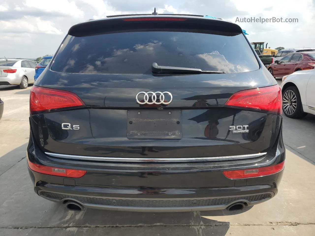 2016 Audi Q5 Premium Plus S-line Черный vin: WA1D7AFPXGA134486