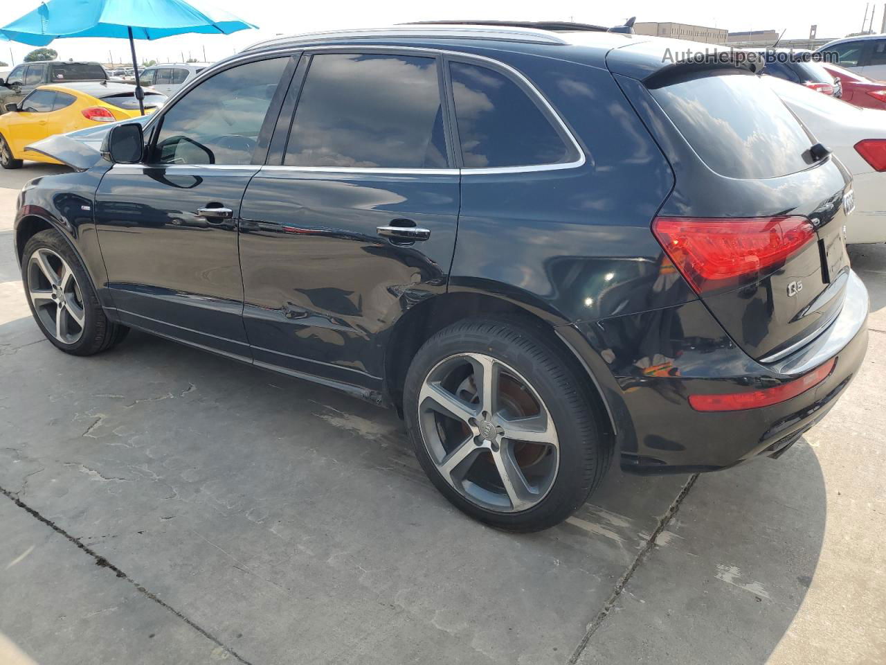 2016 Audi Q5 Premium Plus S-line Черный vin: WA1D7AFPXGA134486