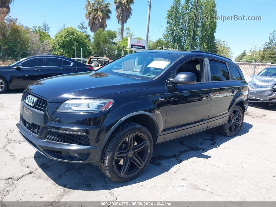 2015 Audi Q7 3.0t S Line Prestige Black vin: WA1DGAFE0FD000940