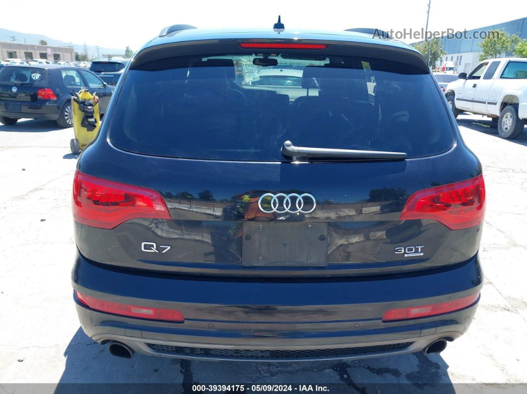 2015 Audi Q7 3.0t S Line Prestige Black vin: WA1DGAFE0FD000940