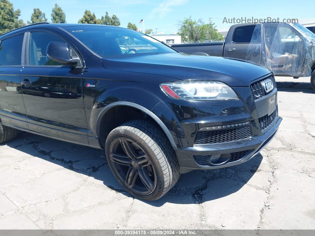 2015 Audi Q7 3.0t S Line Prestige Black vin: WA1DGAFE0FD000940