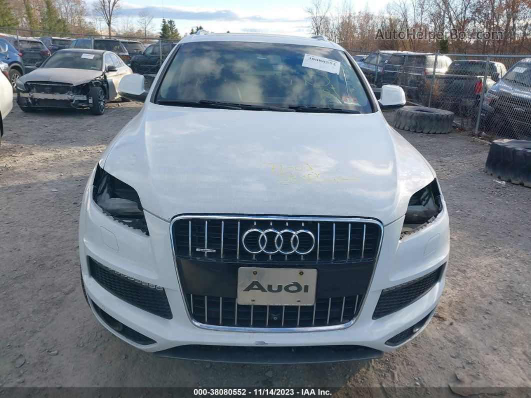 2015 Audi Q7 3.0t S Line Prestige Белый vin: WA1DGAFE0FD001179