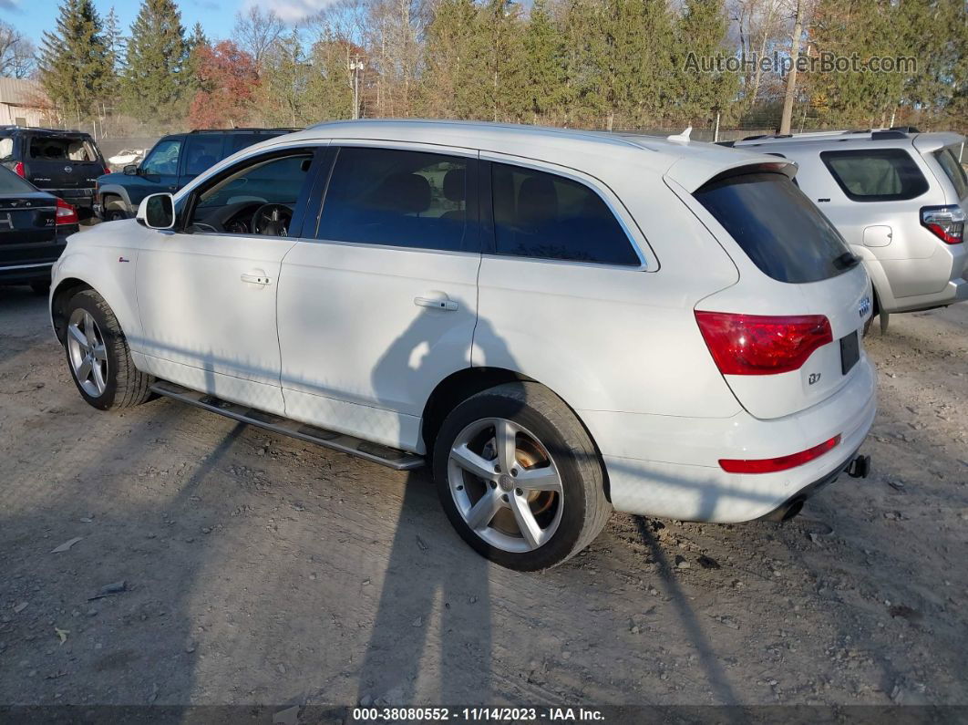 2015 Audi Q7 3.0t S Line Prestige White vin: WA1DGAFE0FD001179