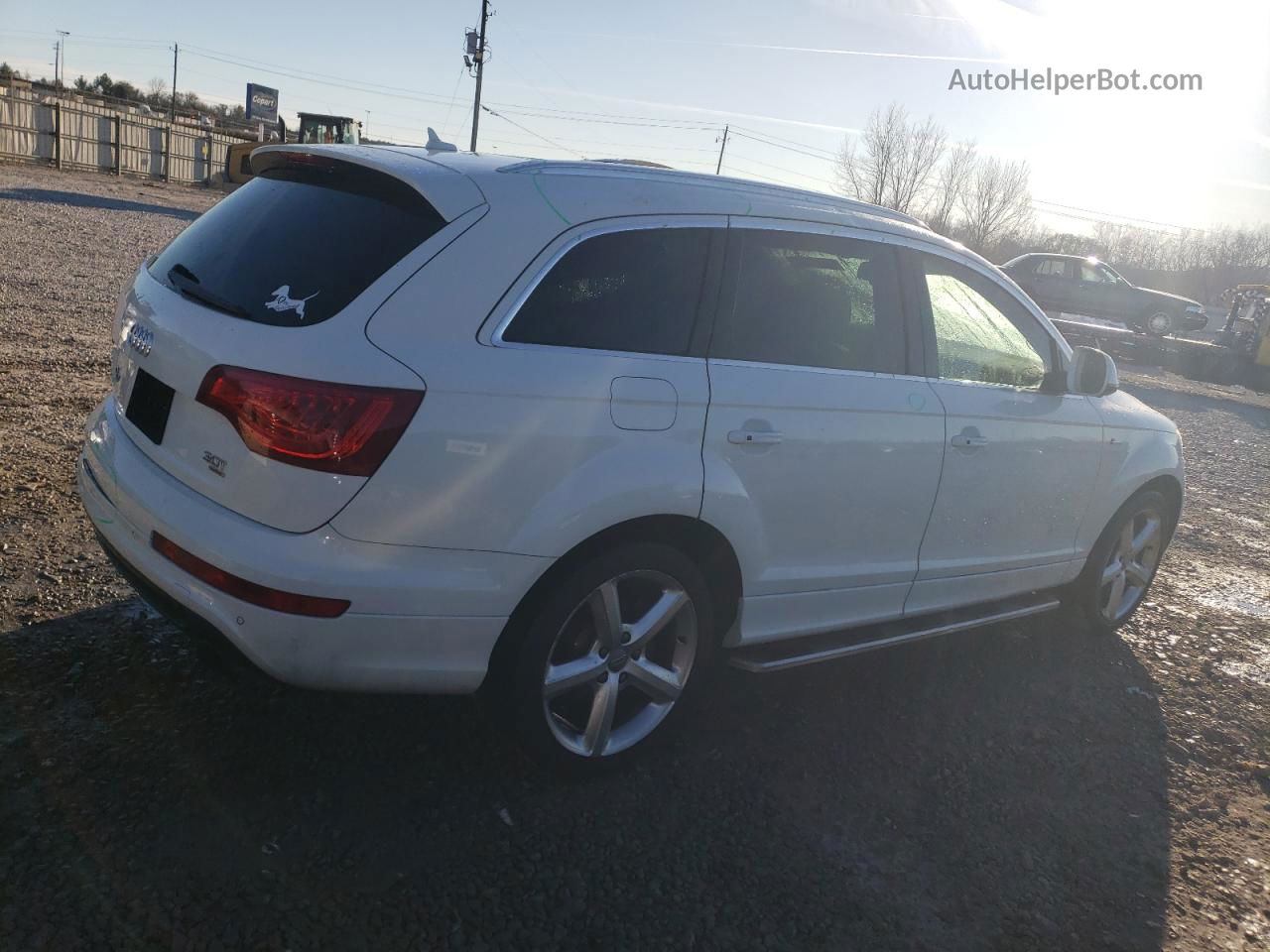 2015 Audi Q7 Prestige White vin: WA1DGAFE0FD006835