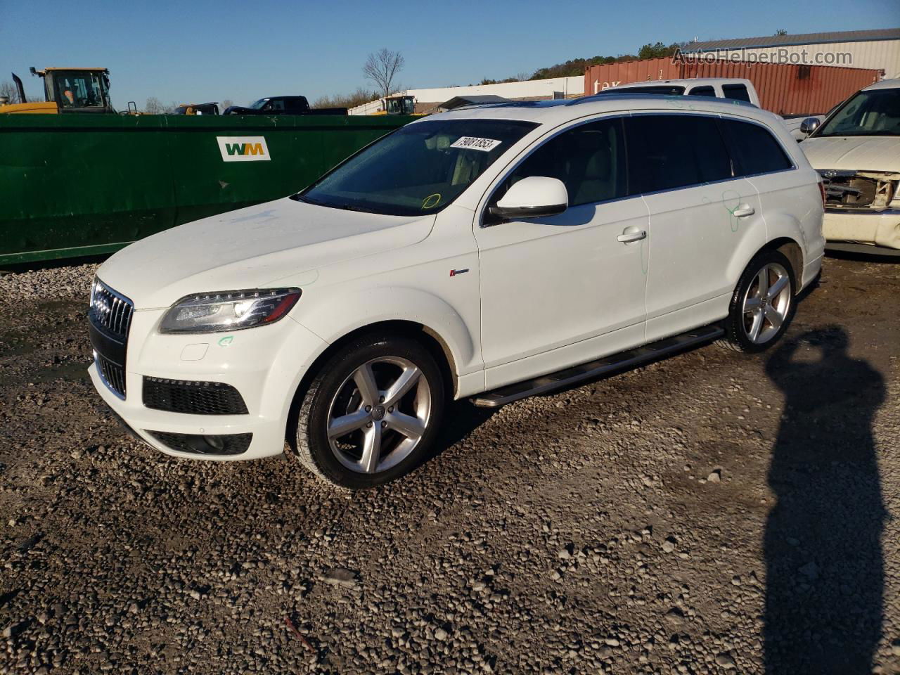 2015 Audi Q7 Prestige White vin: WA1DGAFE0FD006835