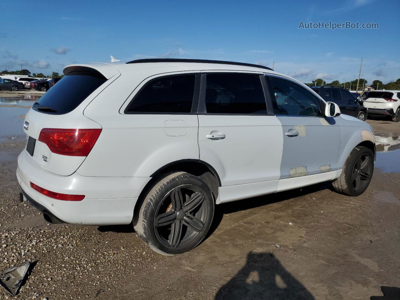 2015 Audi Q7 Prestige Белый vin: WA1DGAFE0FD012747