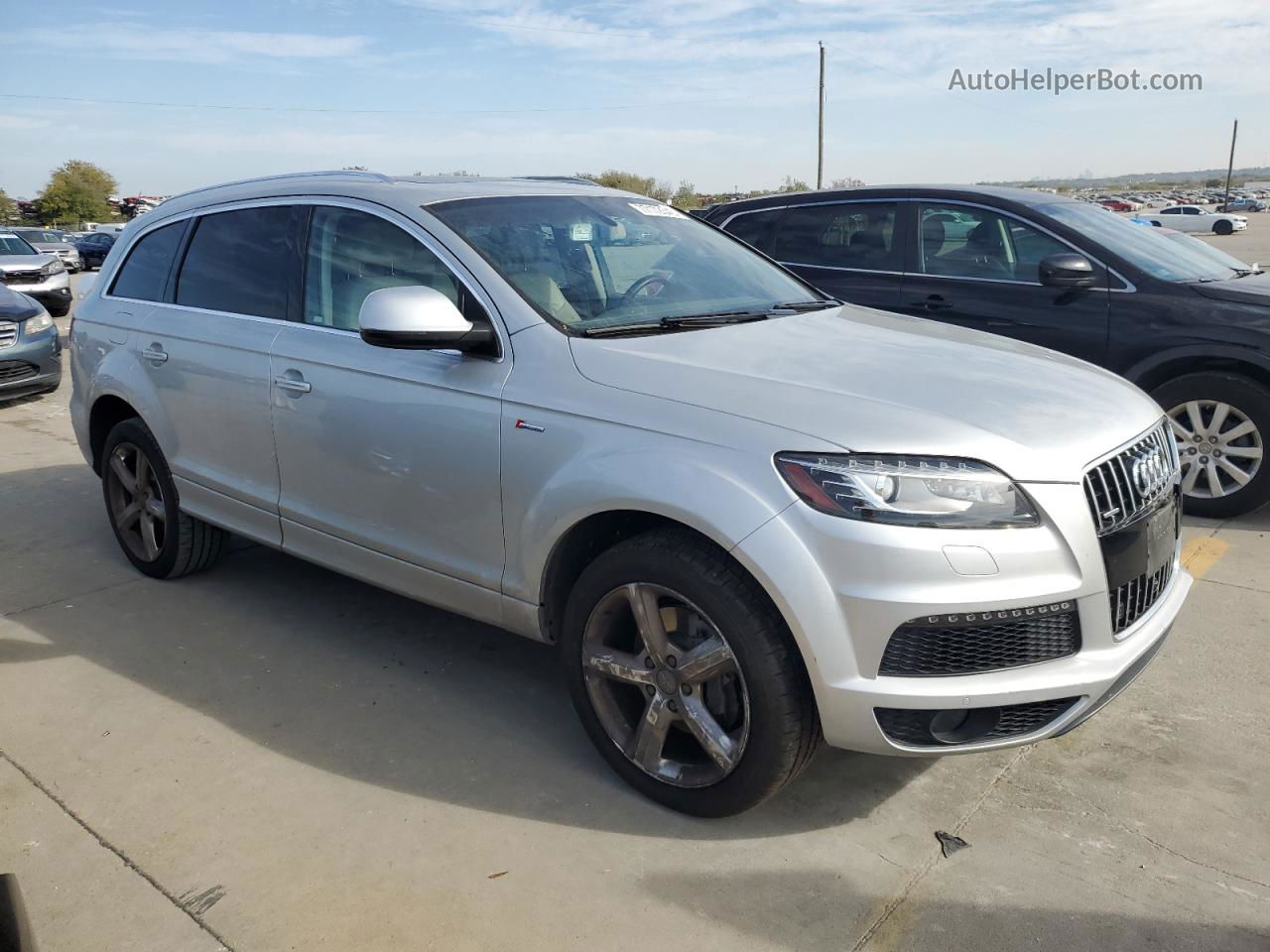 2015 Audi Q7 Prestige Silver vin: WA1DGAFE0FD013042