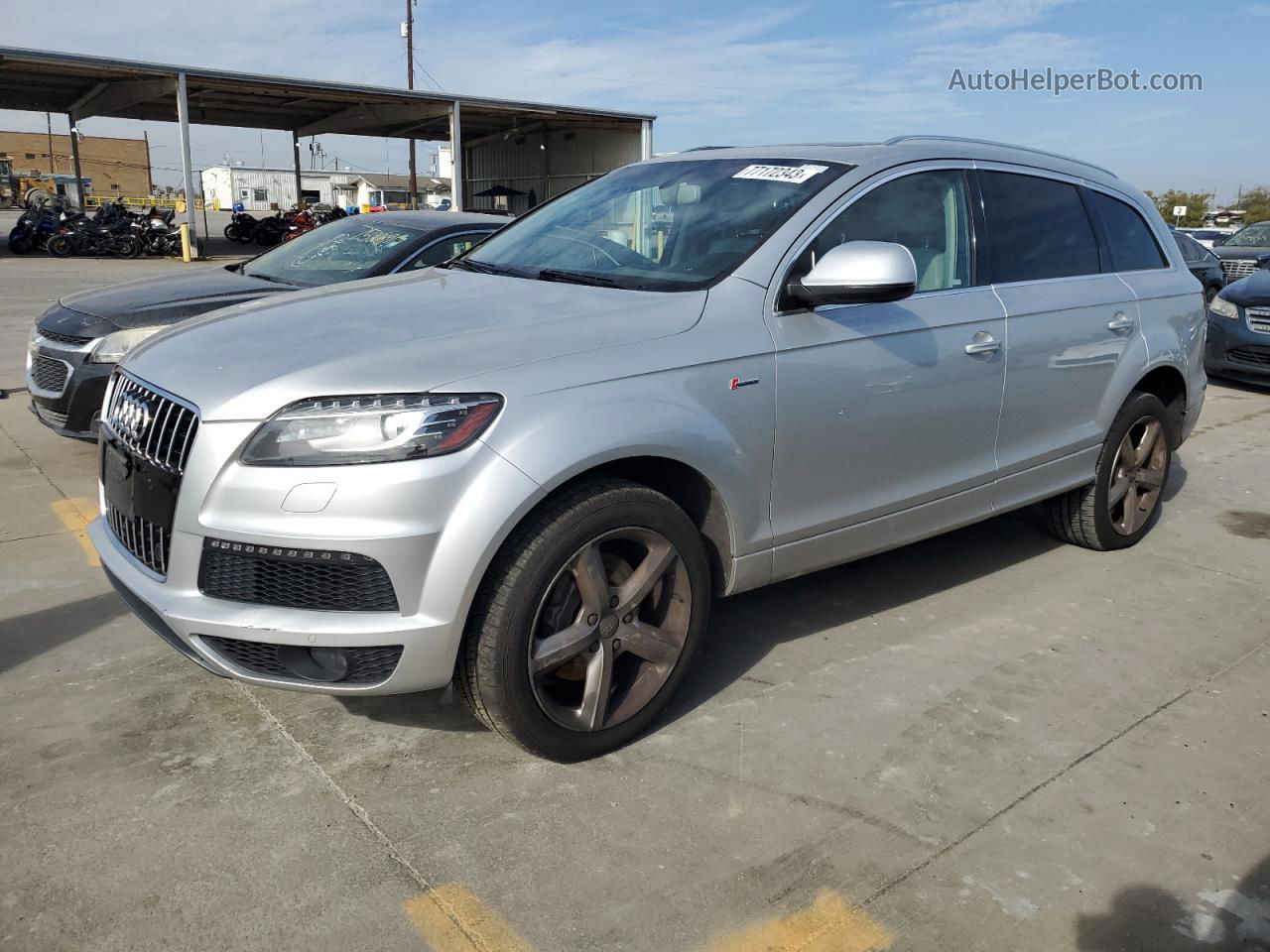 2015 Audi Q7 Prestige Silver vin: WA1DGAFE0FD013042