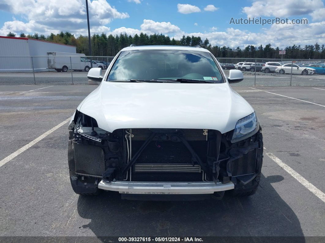 2015 Audi Q7 3.0t S Line Prestige White vin: WA1DGAFE0FD018001