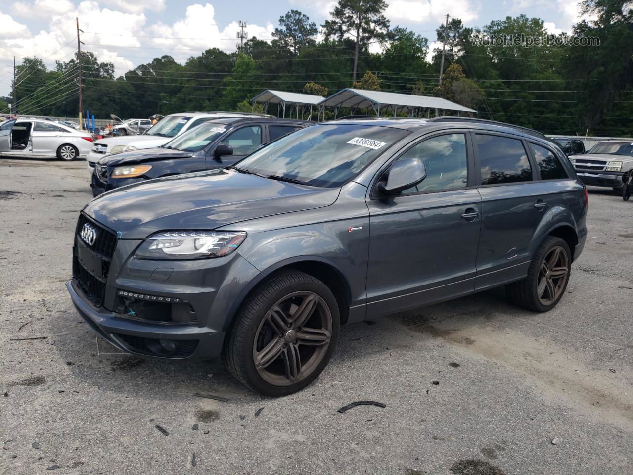 2015 Audi Q7 Prestige Угольный vin: WA1DGAFE0FD023084