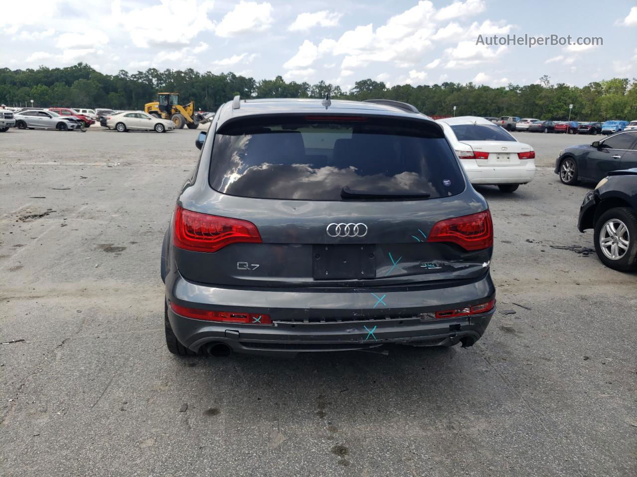 2015 Audi Q7 Prestige Угольный vin: WA1DGAFE0FD023084