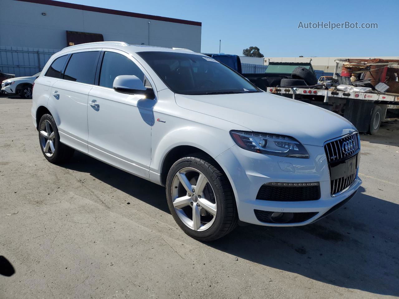 2015 Audi Q7 Prestige White vin: WA1DGAFE0FD028432