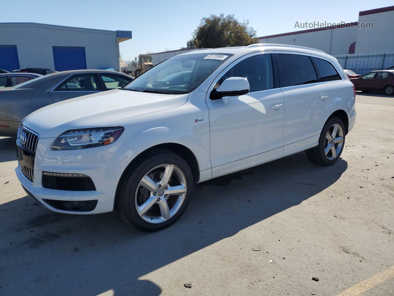 2015 Audi Q7 Prestige White vin: WA1DGAFE0FD028432