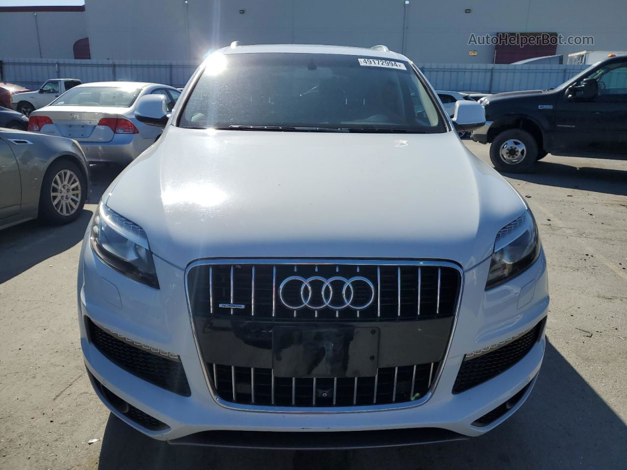 2015 Audi Q7 Prestige White vin: WA1DGAFE0FD028432