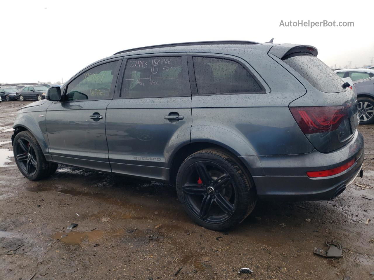 2015 Audi Q7 Prestige Серый vin: WA1DGAFE0FD031606