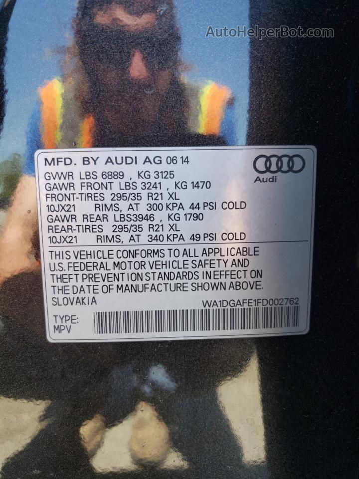 2015 Audi Q7 Prestige Black vin: WA1DGAFE1FD002762