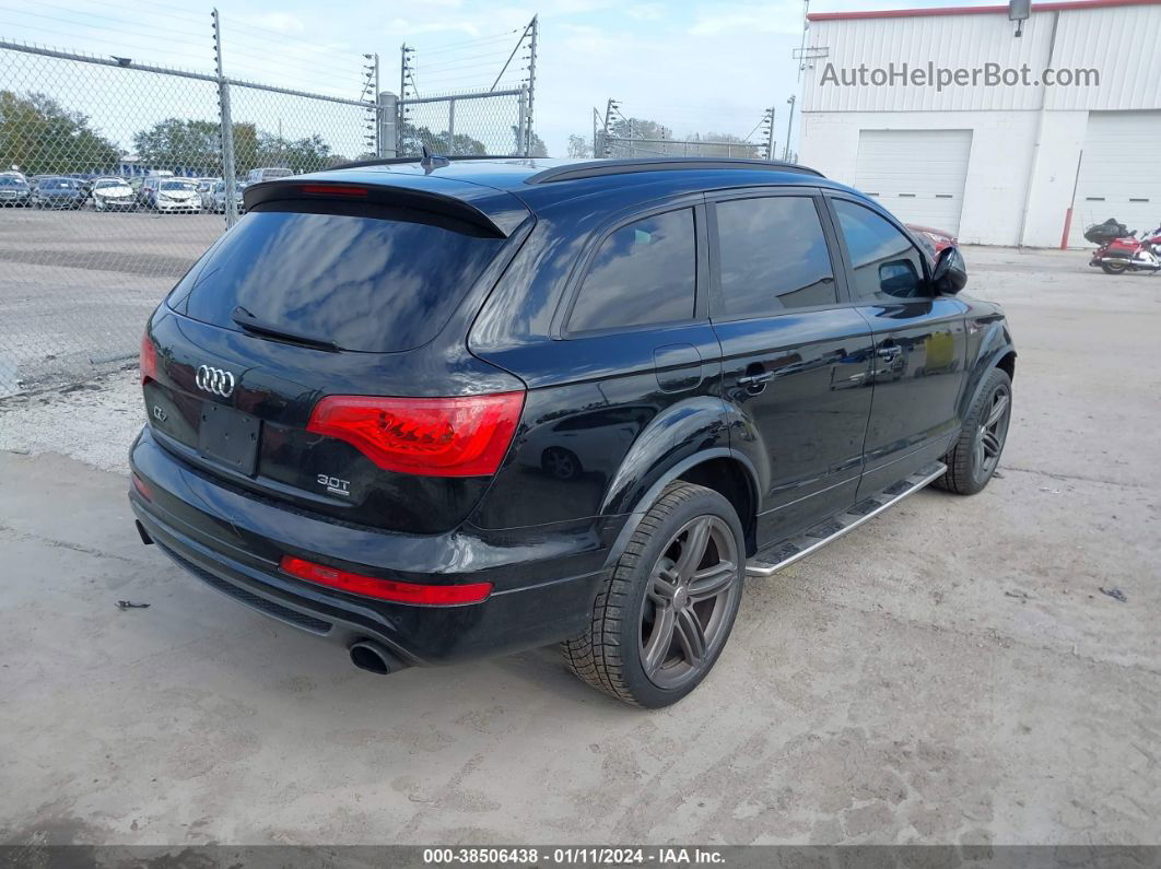 2015 Audi Q7 3.0t S Line Prestige Black vin: WA1DGAFE1FD013244