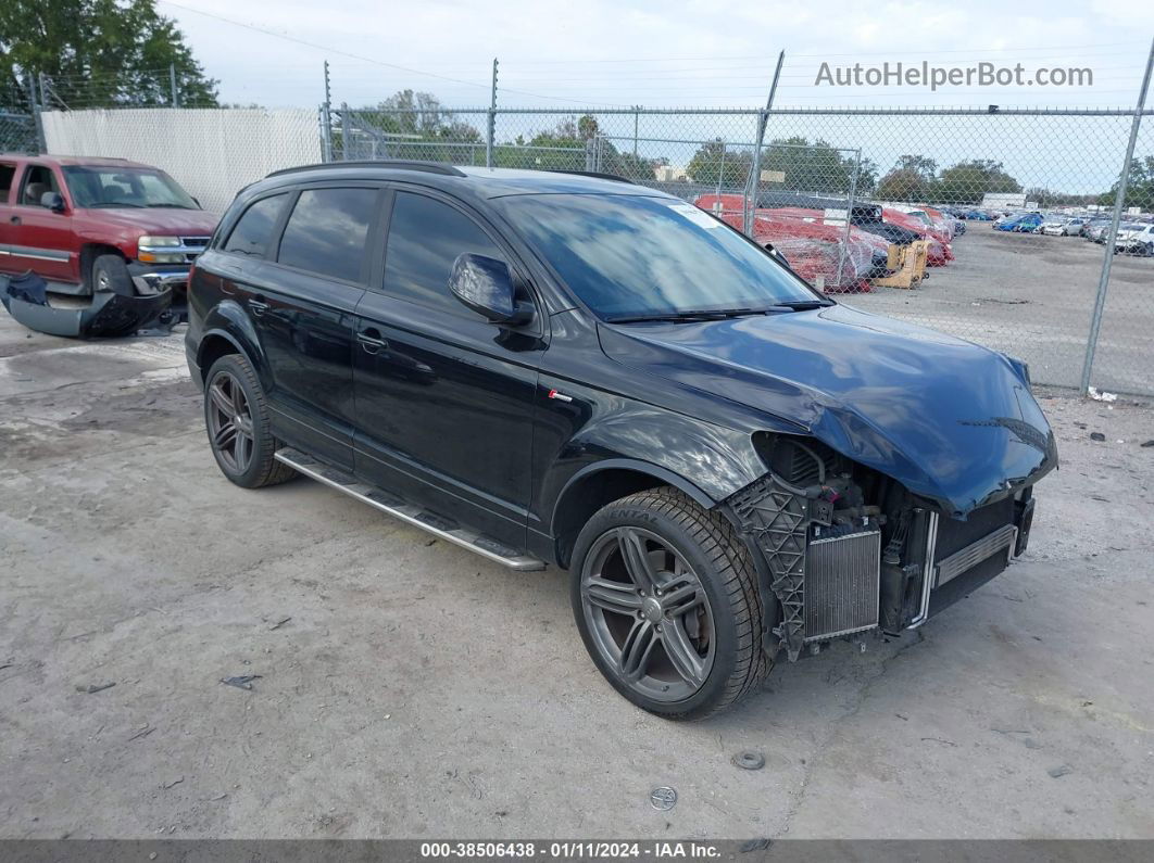 2015 Audi Q7 3.0t S Line Prestige Black vin: WA1DGAFE1FD013244