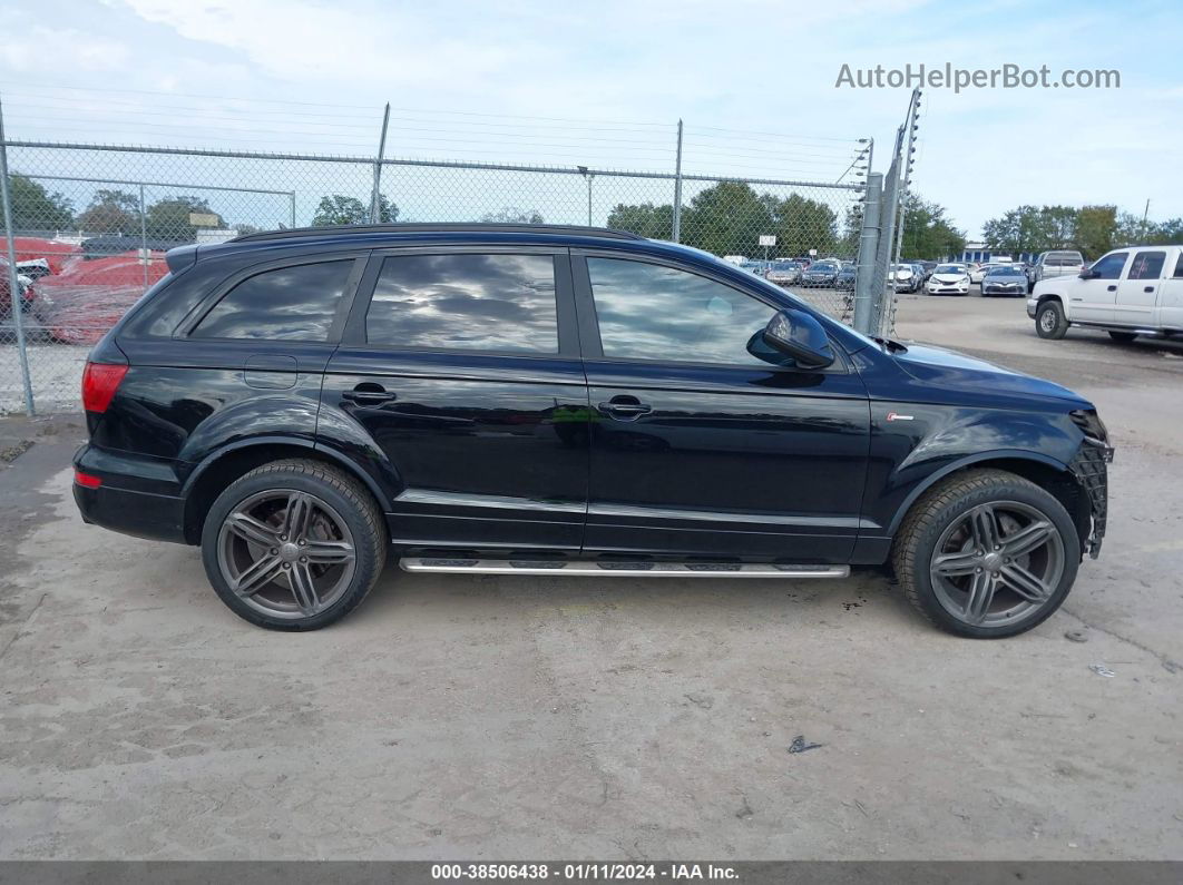 2015 Audi Q7 3.0t S Line Prestige Black vin: WA1DGAFE1FD013244