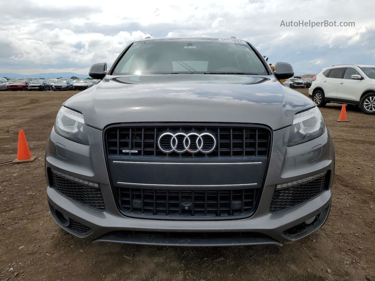 2015 Audi Q7 Prestige Gray vin: WA1DGAFE1FD023949