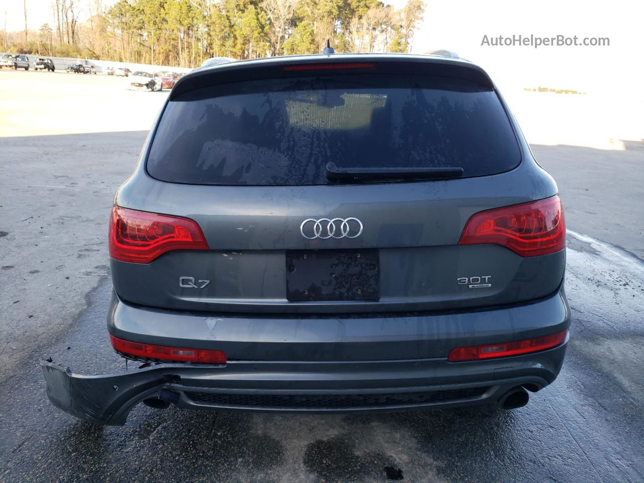 2015 Audi Q7 Prestige Серый vin: WA1DGAFE2FD018856