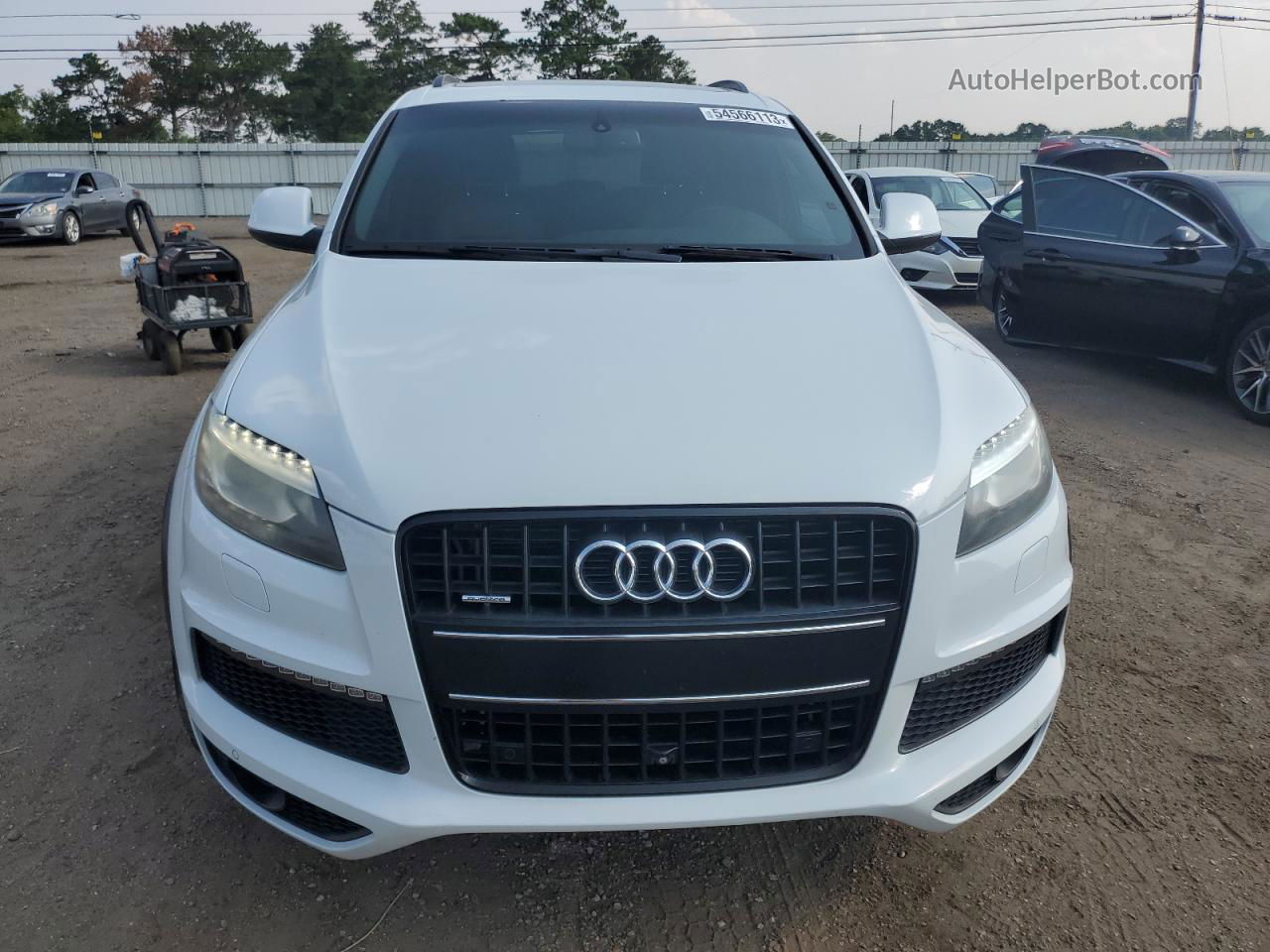 2015 Audi Q7 Prestige White vin: WA1DGAFE2FD022020