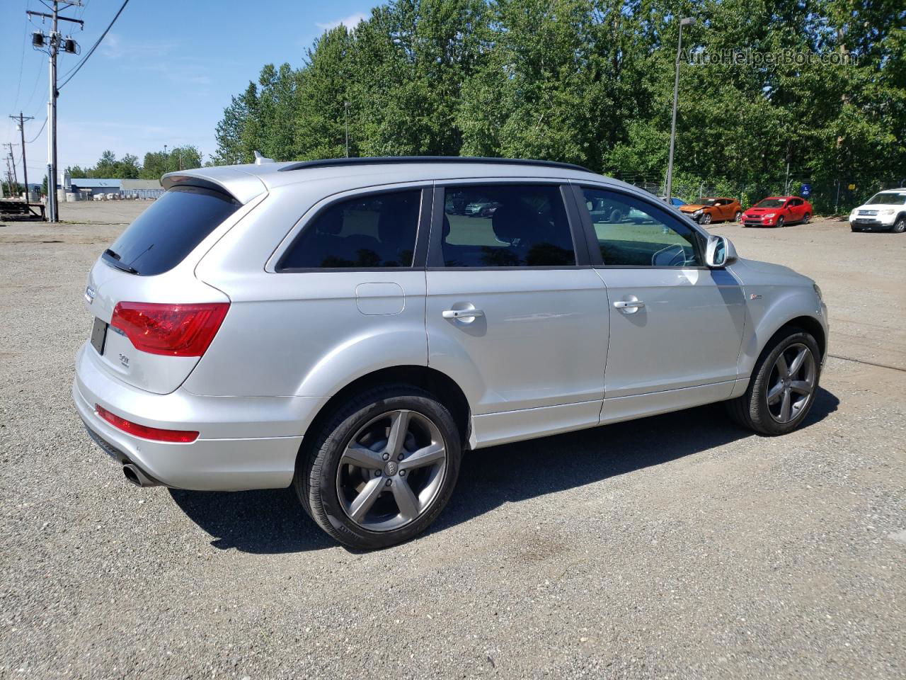 2015 Audi Q7 Prestige Silver vin: WA1DGAFE3FD006988