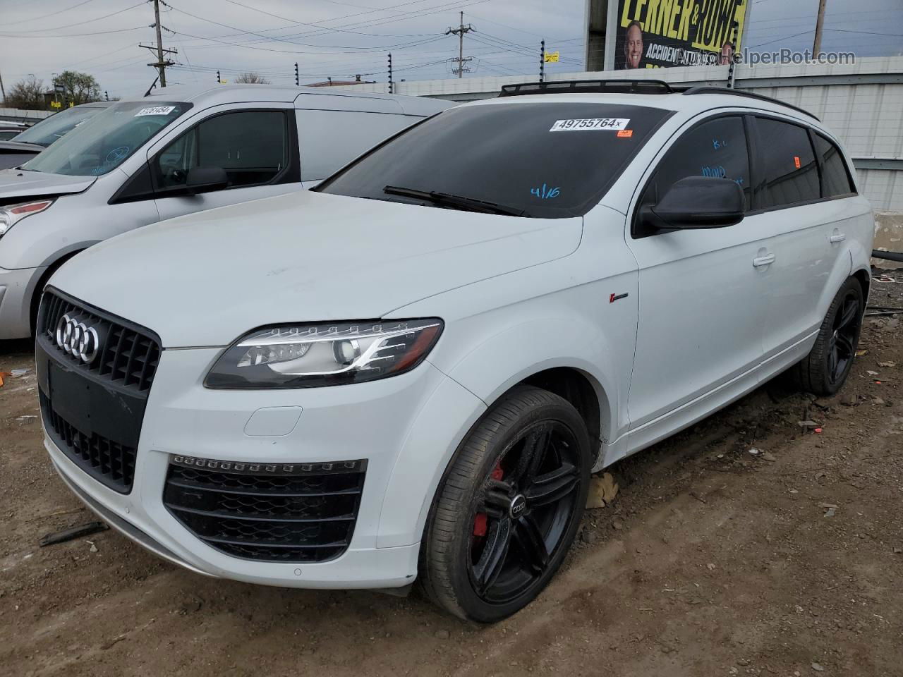 2015 Audi Q7 Prestige White vin: WA1DGAFE3FD031986