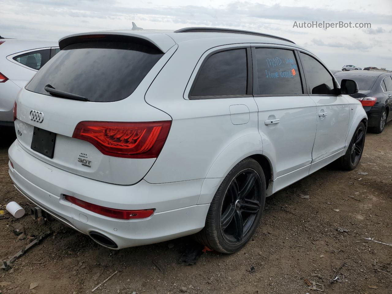 2015 Audi Q7 Prestige White vin: WA1DGAFE3FD031986