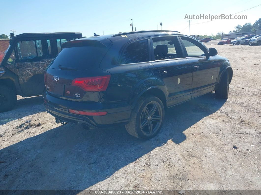 2015 Audi Q7 3.0t S Line Prestige Black vin: WA1DGAFE4FD010029