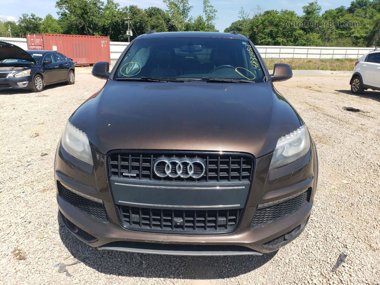 2015 Audi Q7 Prestige Коричневый vin: WA1DGAFE4FD026554