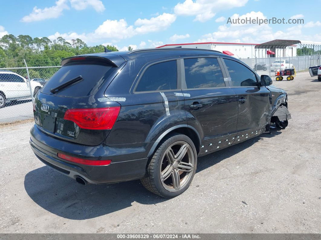 2015 Audi Q7 3.0t S Line Prestige Черный vin: WA1DGAFE5FD006782