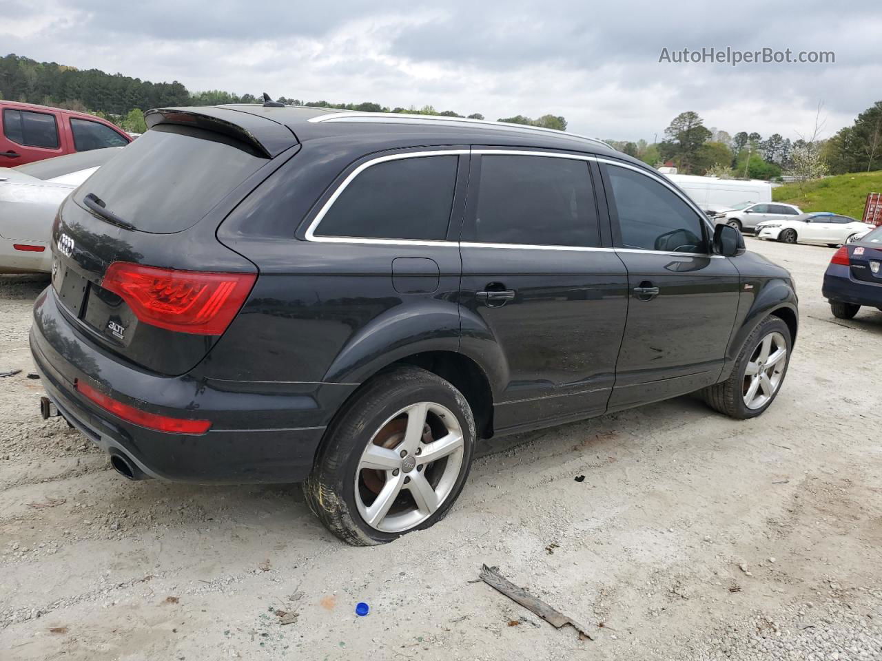 2015 Audi Q7 Prestige Черный vin: WA1DGAFE5FD007155