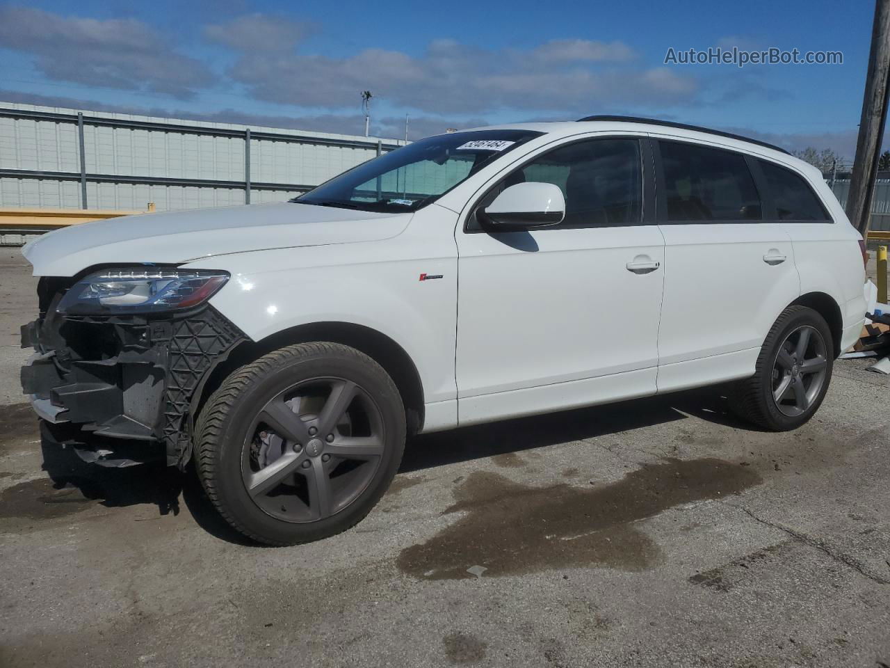 2015 Audi Q7 Prestige White vin: WA1DGAFE5FD014025