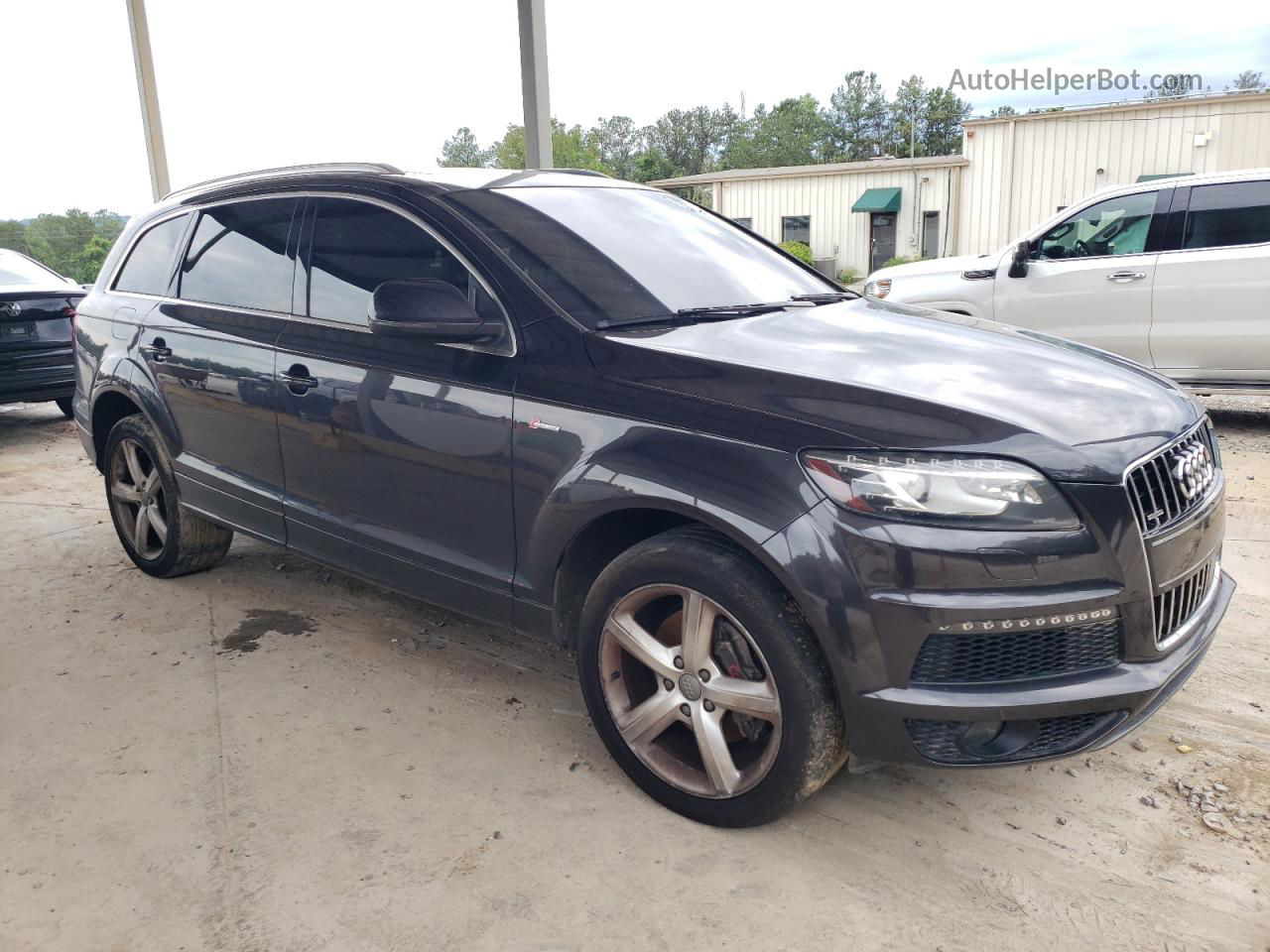 2015 Audi Q7 Prestige Серый vin: WA1DGAFE6FD020609