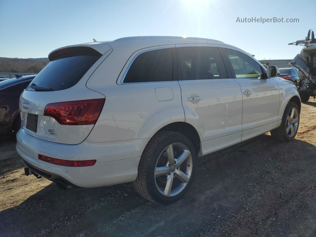 2015 Audi Q7 Prestige Белый vin: WA1DGAFE7FD001938