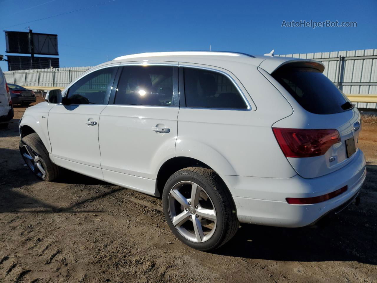 2015 Audi Q7 Prestige Белый vin: WA1DGAFE7FD001938