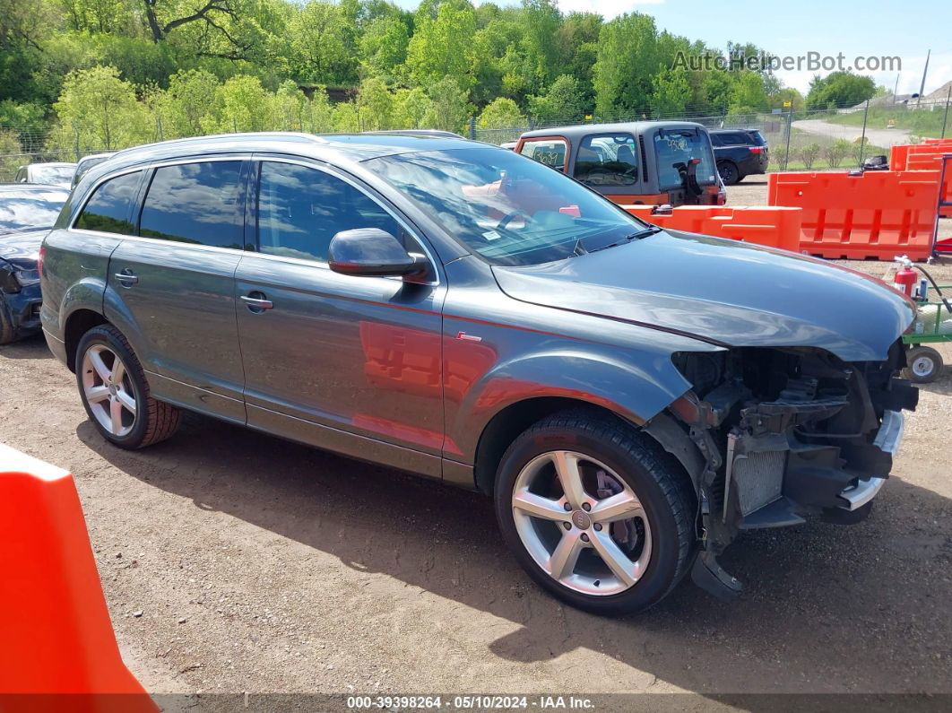 2015 Audi Q7 3.0t S Line Prestige Gray vin: WA1DGAFE7FD017525