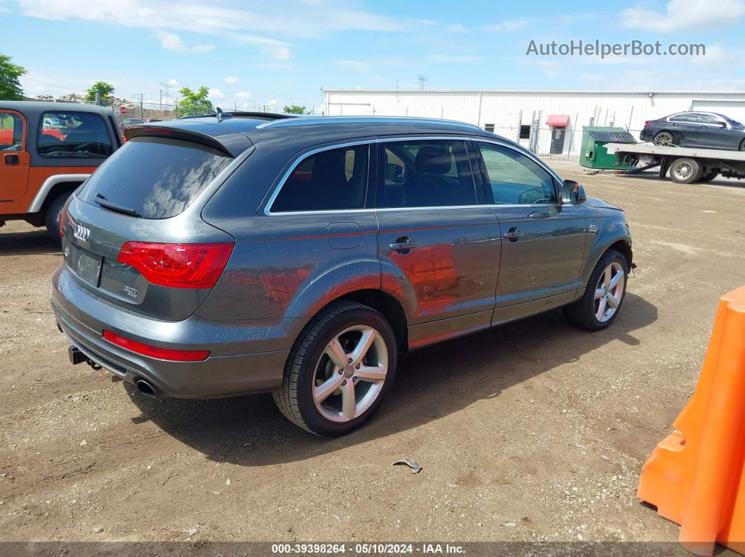 2015 Audi Q7 3.0t S Line Prestige Gray vin: WA1DGAFE7FD017525