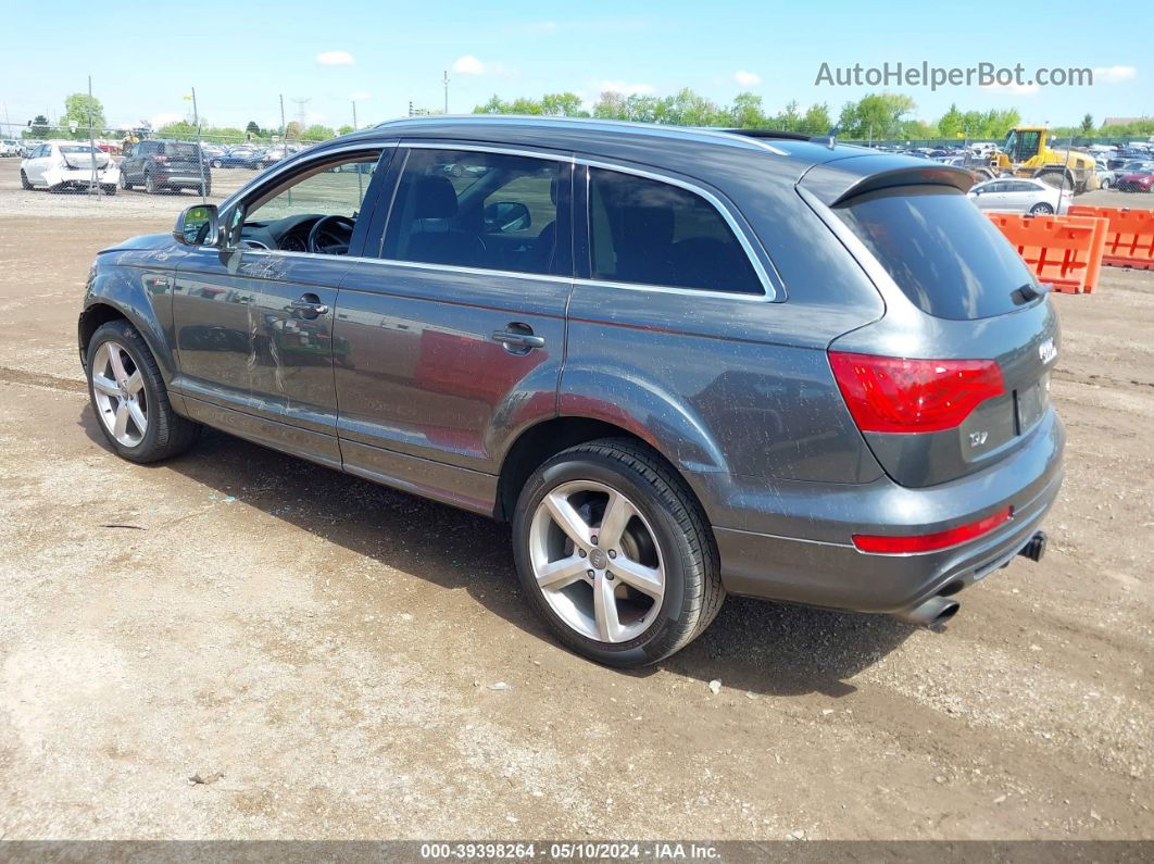 2015 Audi Q7 3.0t S Line Prestige Gray vin: WA1DGAFE7FD017525