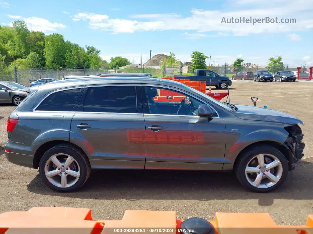 2015 Audi Q7 3.0t S Line Prestige Gray vin: WA1DGAFE7FD017525