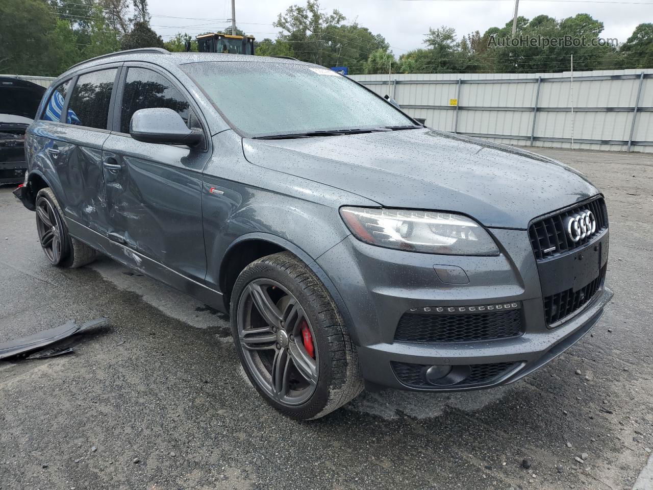 2015 Audi Q7 Prestige Серый vin: WA1DGAFE9FD010947