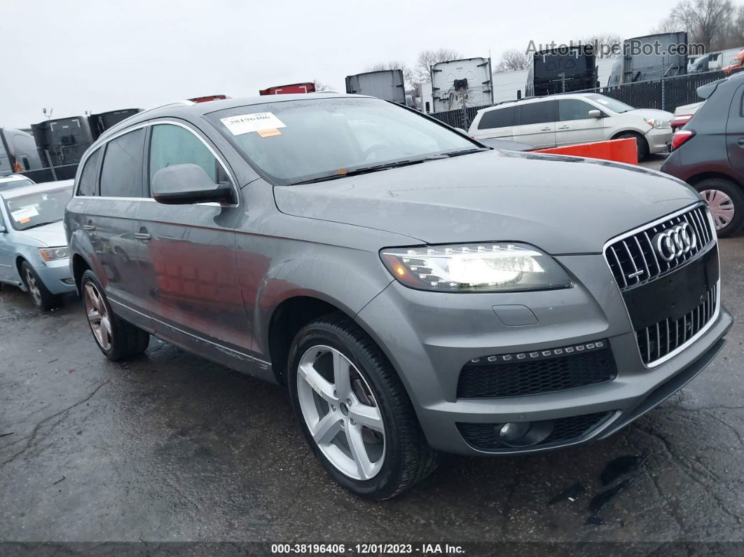 2015 Audi Q7 3.0t S Line Prestige Серый vin: WA1DGAFE9FD025870