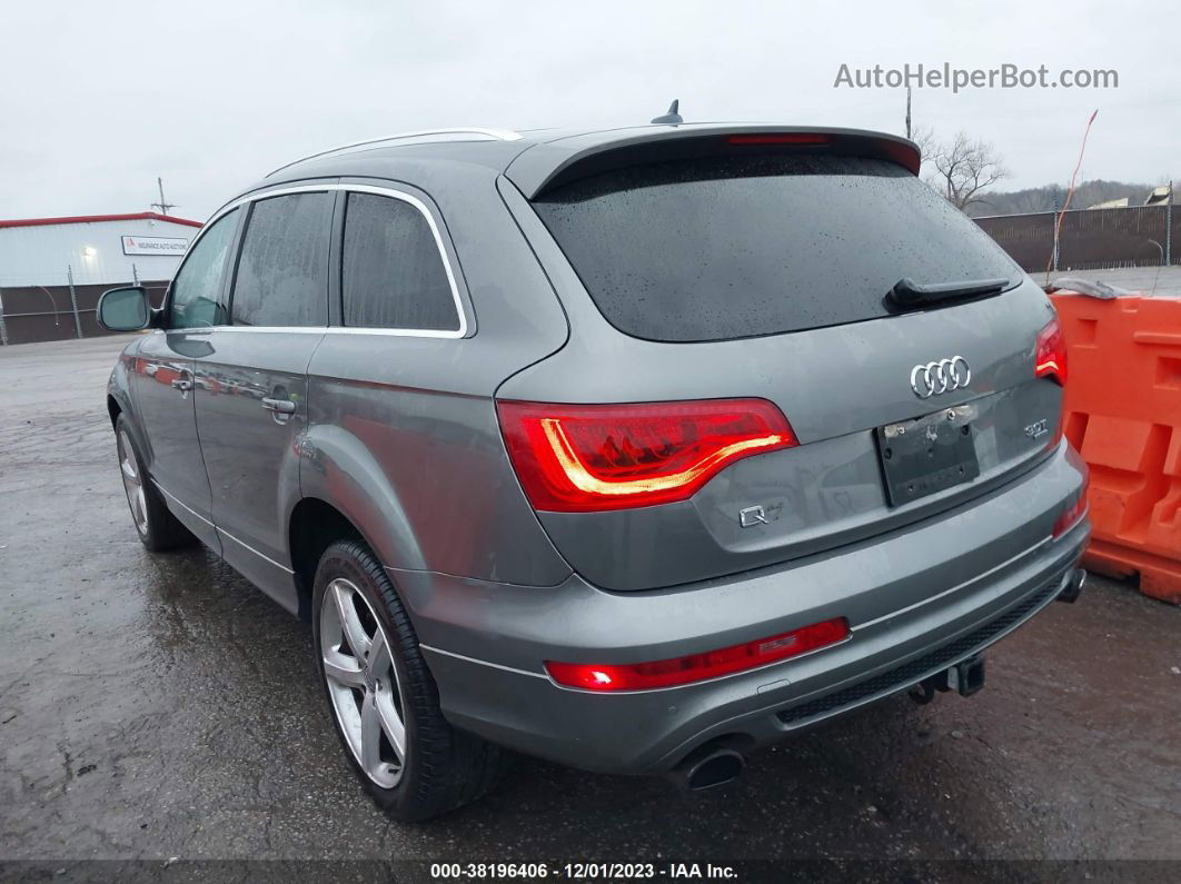 2015 Audi Q7 3.0t S Line Prestige Gray vin: WA1DGAFE9FD025870