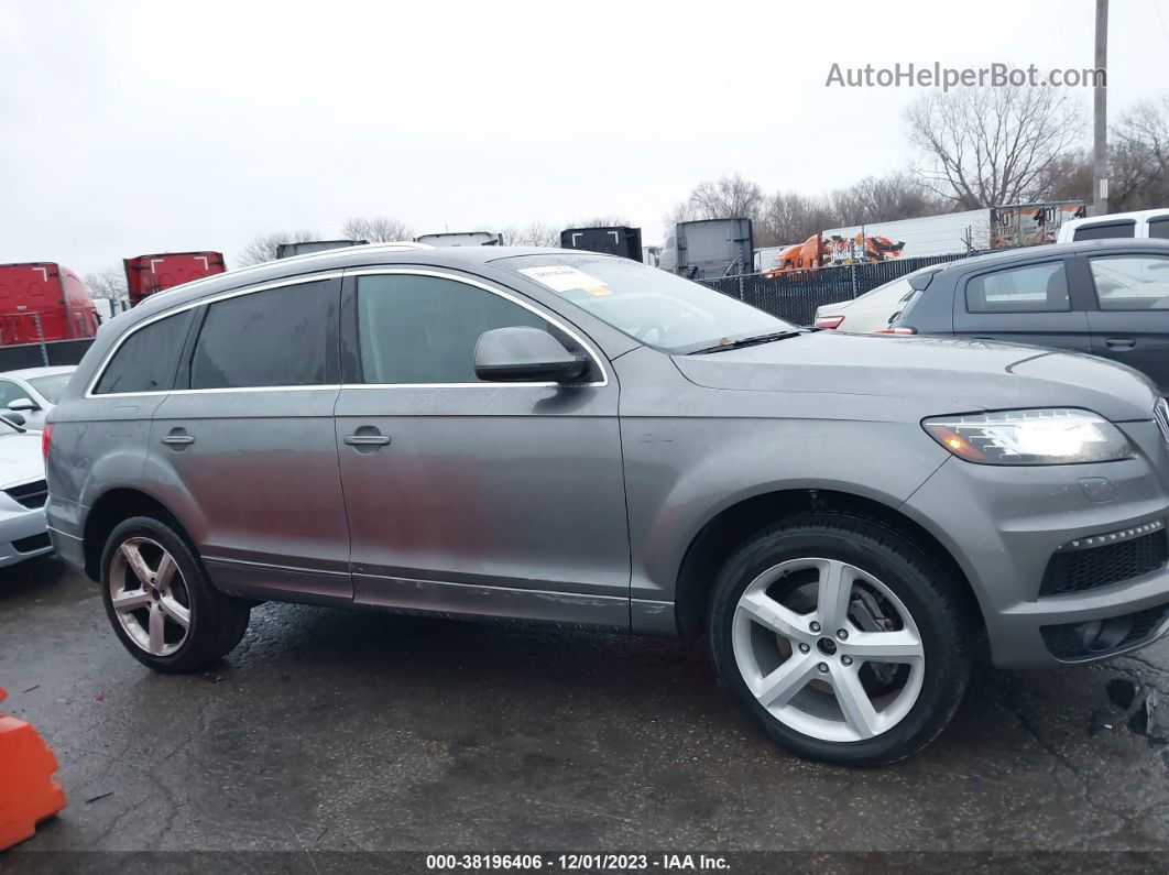 2015 Audi Q7 3.0t S Line Prestige Gray vin: WA1DGAFE9FD025870