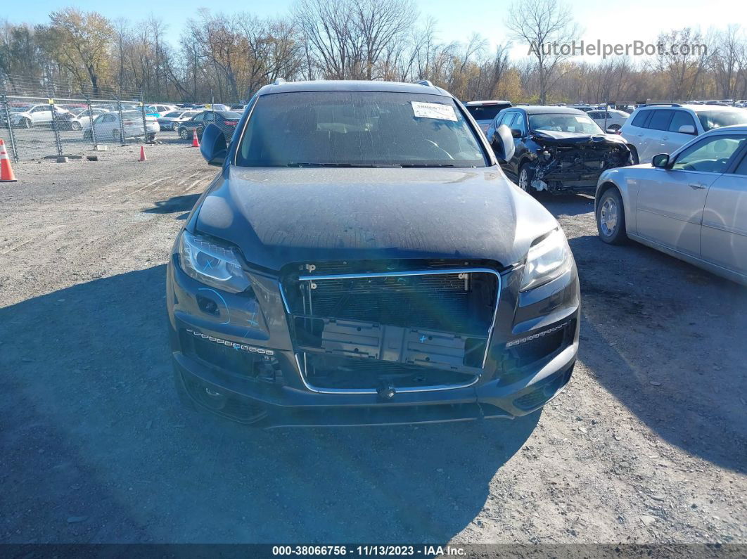 2015 Audi Q7 3.0t S Line Prestige Dark Brown vin: WA1DGAFEXFD004557