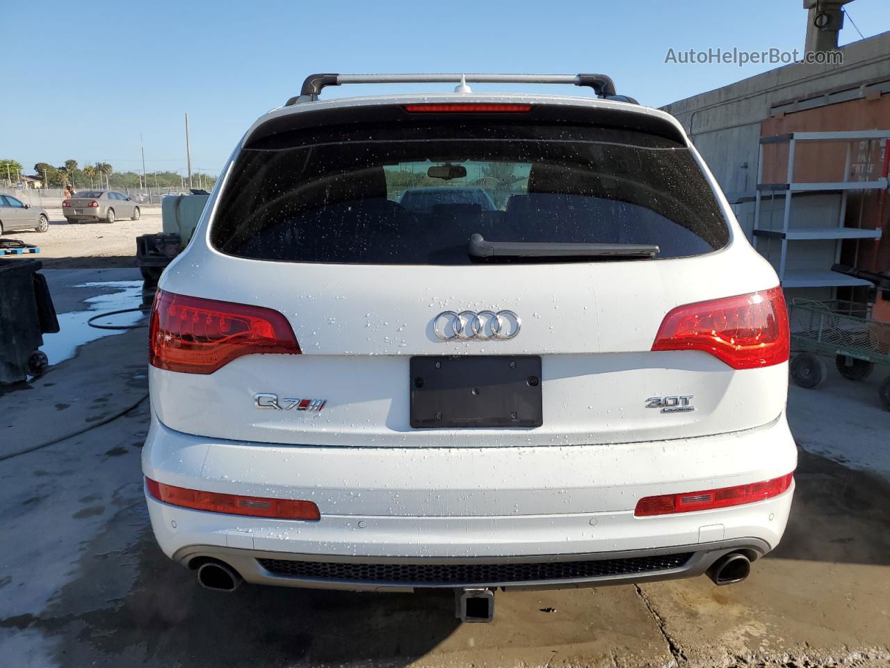 2015 Audi Q7 Prestige White vin: WA1DGAFEXFD008527